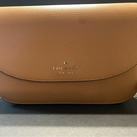 Kate Spade Kristi Flap Tan Crossbody Bag - Picture 2 of 13